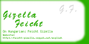 gizella feicht business card